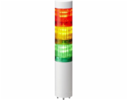PATLITE Signalsäule LR4-302WJNW-RYG verkabelt LED weiss