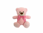 Plyšový medvídek, růžový, 20 cm