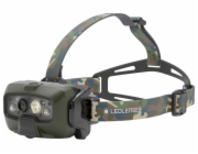 Ledlenser HF8R Core RGB Camouflage - Čelovka LED, zelený