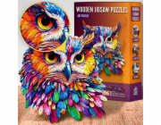 EscapeWelt Dřevěné puzzle Sova 500 dílků