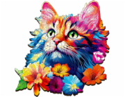 EscapeWelt Dřevěné puzzle Kočka 500 dílků