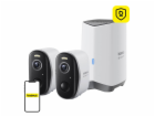 Baseus Security N1 Plus Outdoor Kamera 2K 2-Cam Kit Weiß EU