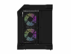 Počítačová skříň Darflash FT350 + 5 ventilátorů aRGB (černá)