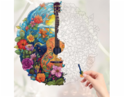 EscapeWelt Dřevěné puzzle Kytara 200 dílků