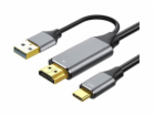 PREMIUMCORD Adaptér HDMI 2.0 na USB-C, 4K@60Hz, 2m