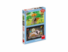 Dino Puzzle Krtkův den 2x48 dílků
