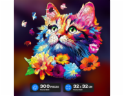 EscapeWelt Dřevěné puzzle Kočka 300 dílků