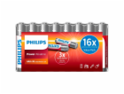 1x16 Philips Power Alkaline AAA Batterie Vorteilspack