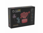 Manta SNL115RGB LED lamp Light decoration Heart RGB 3D