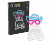 Manta SNL114MT Style Neon Lights BULDOG  WITH GLASSES