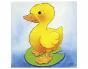 Goki Dřevěné kostky Mláďata 4 ks