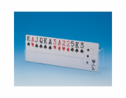 Sundo Stolní stojan na karty Transparent