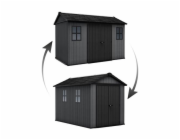 Zahradní domek Keter Newton Plus wide 11x7,5 šedý, s podlahou