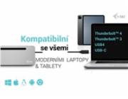 i-tec USB-C Metal Ergonomic 4K 3x Display Docking Station, PD 100W + i-tec Universal Charger 100W (bundle)