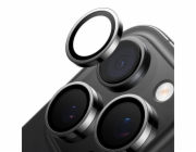 Sklíčko na fotoaparát Lensguard pro iPhone 16 Pro (černé)