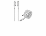 Havit CB6298 - USB kabel typu C-Lightning magnetický, 1 m (bílý)
