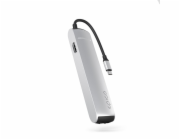Epico 6in1 Slim Hub 8K with USB-C connector - stříbrná