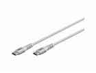 textilní kabel goobay Supersoft USB 2.0, zástrčka USB-C >...