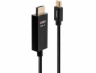 Lindy kabel Lindy Mini DP a HDMI adaptér s HDR 2m