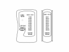 Cable Tester LED RJ 45 / RJ 11 / RJ 12 4581 DATACOM Cable...