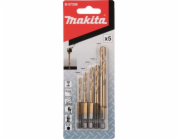 MAKITA SADA VRTÁKŮ DO MET.HSS-CINCH 1/4 HEX 5 ks.