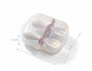 Ergonomický příbor pro děti Baby Ono bílomodrý