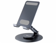 GENIUS G-Stand M100 přenosný stojan na telefon, otočný 360°, naklápěcí, hliníkový