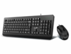GENIUS klávesnice s myší KM-160, Drátový set USB, Copilot...