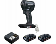 Panasonic 18V rázový utahovák Panasonic EY1PD1 + nabíječka + 2 x baterie 18 V / 3,0 Ah + Systeiner
