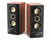 GENIUS reproduktory SP-HF800BT, 2.0, 20W, Bluetooth, 3.5mm Jack, dřevěné