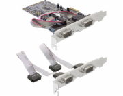 DeLOCK PCI Express karta > 4x sériová, karta rozhraní
