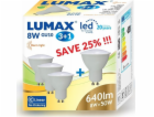 Lumax Sada LED žárovek Lumax LL325X4 8W GU10 MR16 3000K 6...