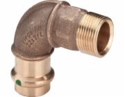 Viega Arch 90 ° s SC 15 x 3/4 křemíkový bronz / lesklá trubka