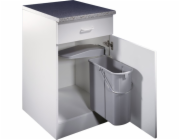 Odpadkový koš Wesco Odpadkový koš s dvířky, 19l, šedý Vario 1 Wesco