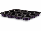 Forma na muffiny s nepřilnavým povrchem 12 ks Purple Meta...
