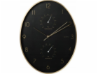 Nástěnné hodiny se zlatým rámem 35 x 27 cm KO-837362260