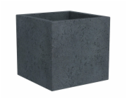 Hrnec Scheurich Stony Black, plastový, O 28,5cm, černý
