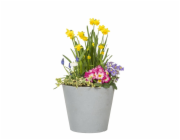 Hrnec Scheurich Stony Grey, plast, H 39 cm, šedý