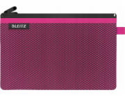 Leitz WOW dvojitá textilní kapsa, velikost L, růžová