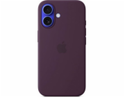 iPhone 16 Silicone Case with MS - Plum