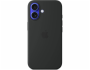 iPhone 16 Silicone Case with MS - Black