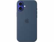 iPhone 16 Plus Silicone Case with MS - Denim