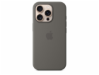 iPhone 16 Pro Silicone Case with MagSafe - Stone Gray