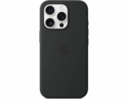iPhone 16 Pro Silicone Case with MS - Black