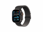 Apple Watch 49mm Black Titanium Milanese Loop - Medium