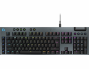 Logitech G G915 X - Klávesnice - podsvícení - USB - QWERTY - US mezinárodní - klávesový spínač: GL Tactile - černá