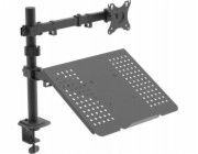 Akyga Rameno na monitor se stolkem na notebook AK-MB-04 VESA 75x75mm / 100x100 mm 15-32“
