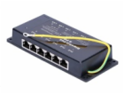 POE injektor aktivní/pasivní - 6x 1 Gb/s, stíněný, 802.3a...