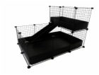C&C Modulární klec 3x2 + Loft 2x1+ černá rampa