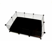 C&C Modulární klec 3x2 110x75 cm morče, ježek, černá